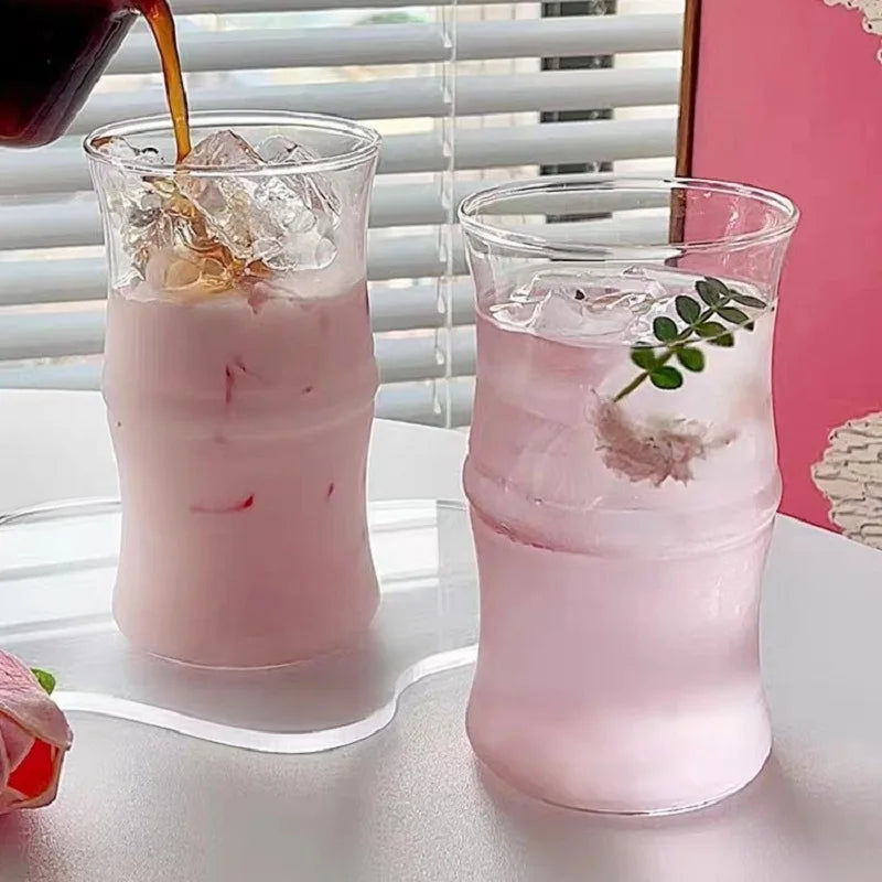 Mediterranean Ripple Glass Cup