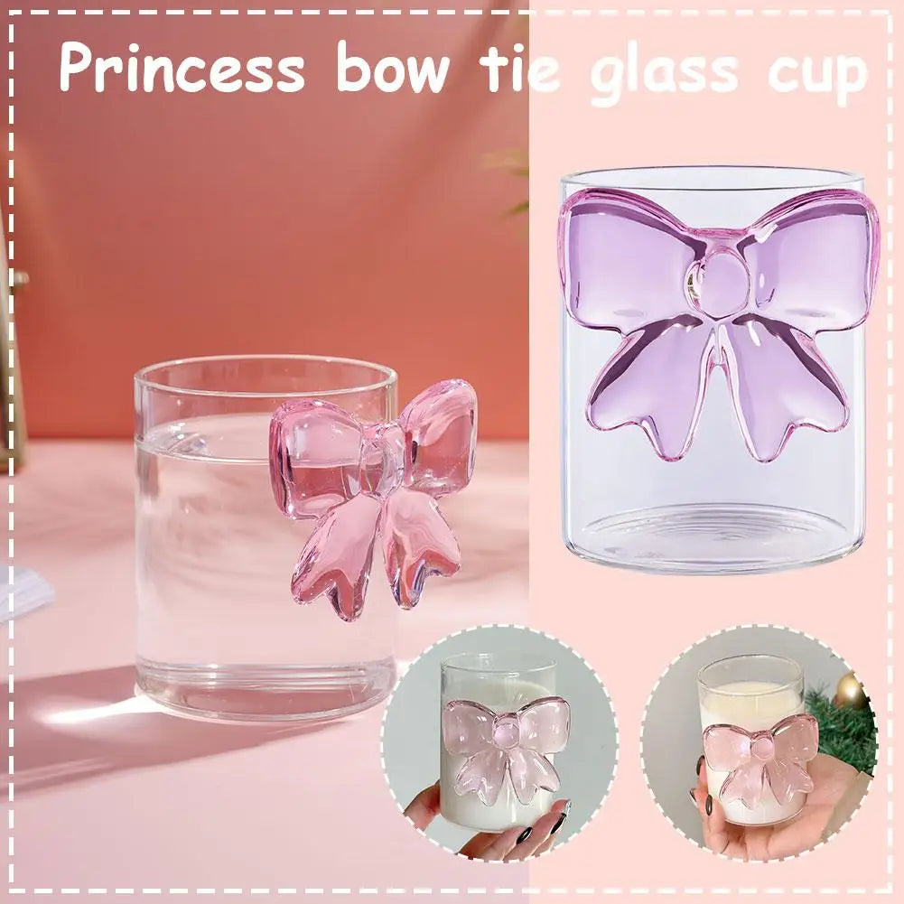 Pink Bow Glass