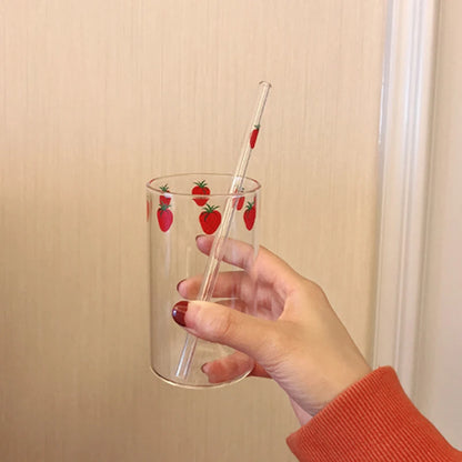 Strawberry Glass Cups