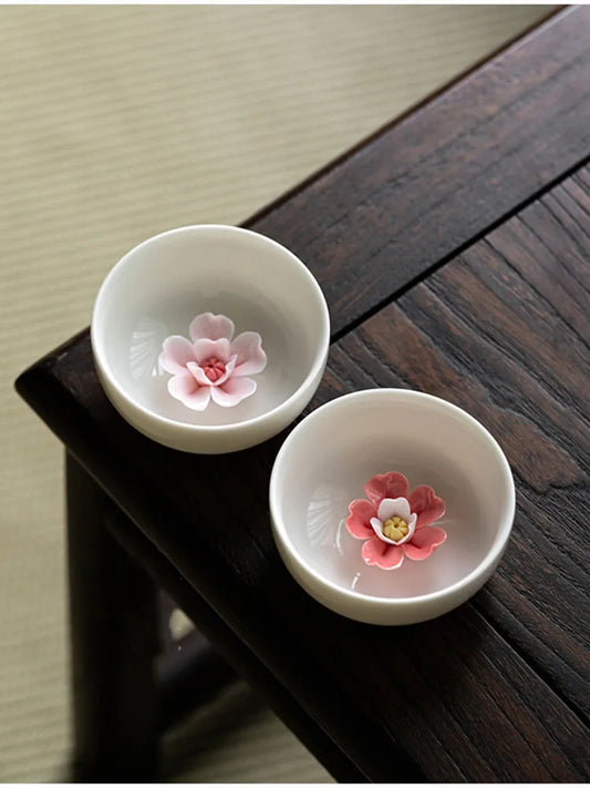 Mutton Fat Jade White Porcelain Teacup