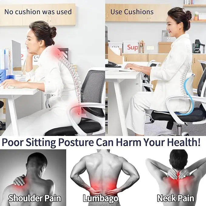 Lumbar Support Back Cushion