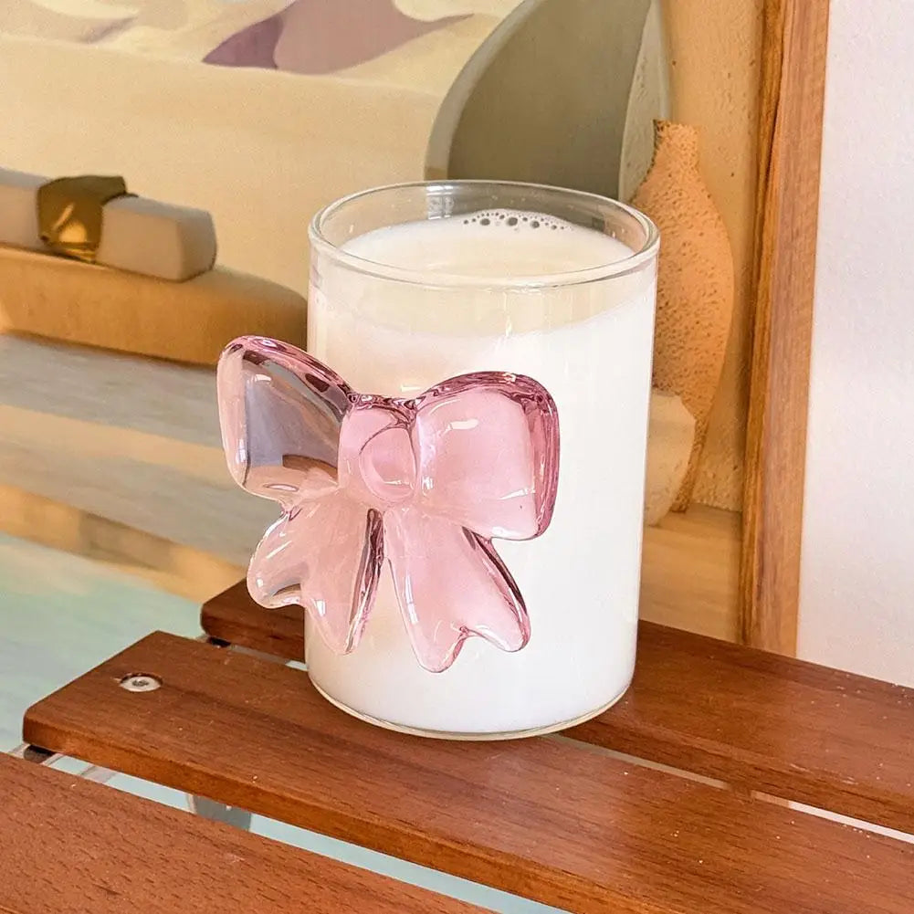 Pink Bow Glass