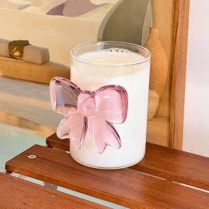 Pink Bow Glass