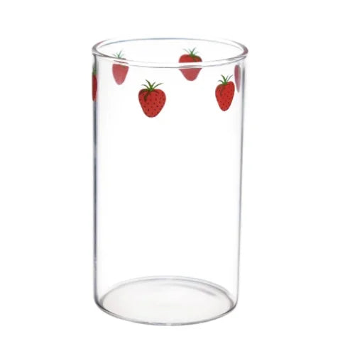 Strawberry Glass Cups