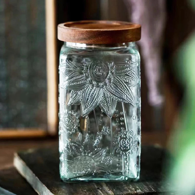 Pattern Glass Container