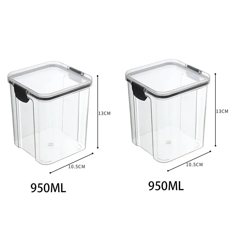 Transparent Food Storage Containers
