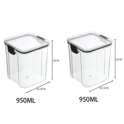 Transparent Food Storage Containers