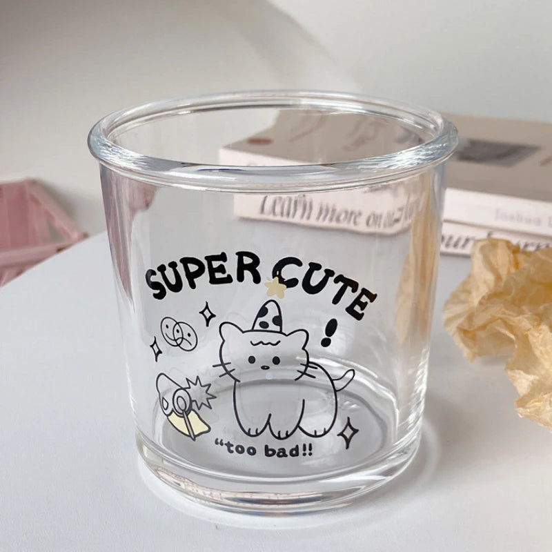 Transparent Glass Cup Summer Cold