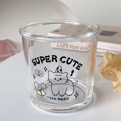 Transparent Glass Cup Summer Cold