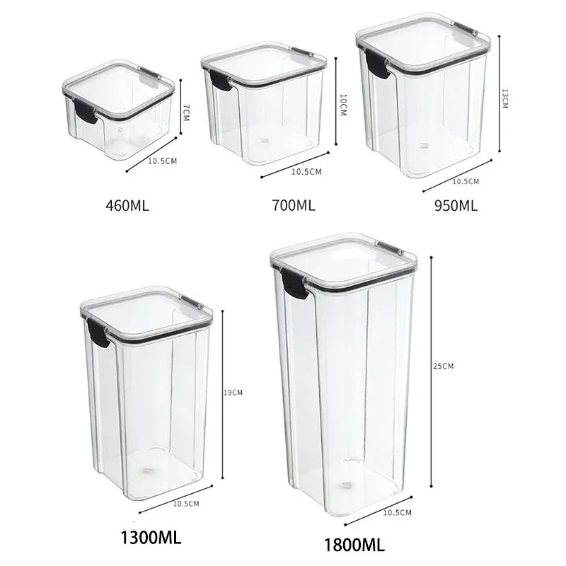 Transparent Food Storage Containers