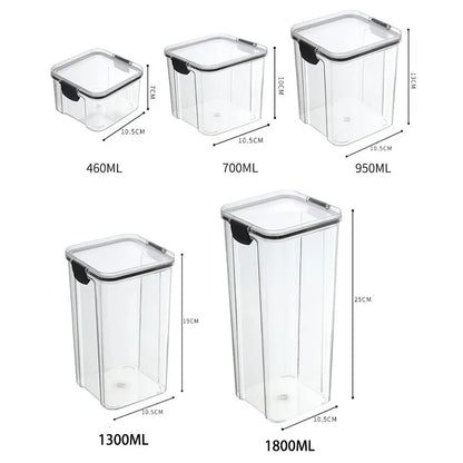 Transparent Food Storage Containers