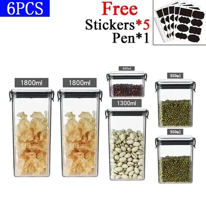 Kitchen Stackable Sealed Storage Containers
