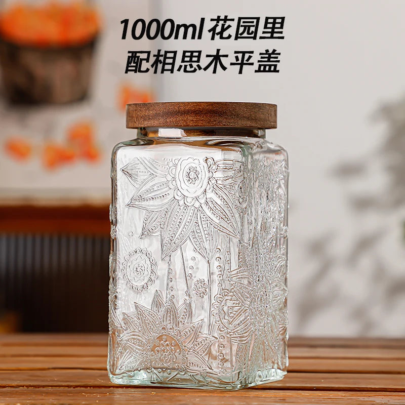 Pattern Glass Container