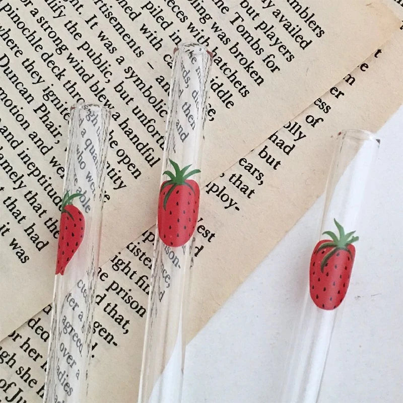 Strawberry Glass Cups