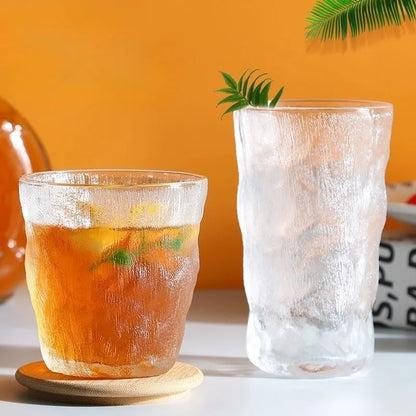 Summer High Beauty Glass Glacier Texture Cup