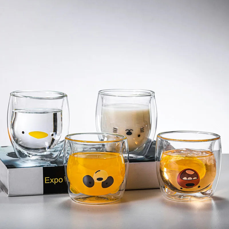 Cute Glass Coffee Cups