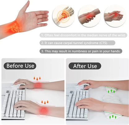Silicone Cloud Mouse Pad Keyboard Wrist Rest Set