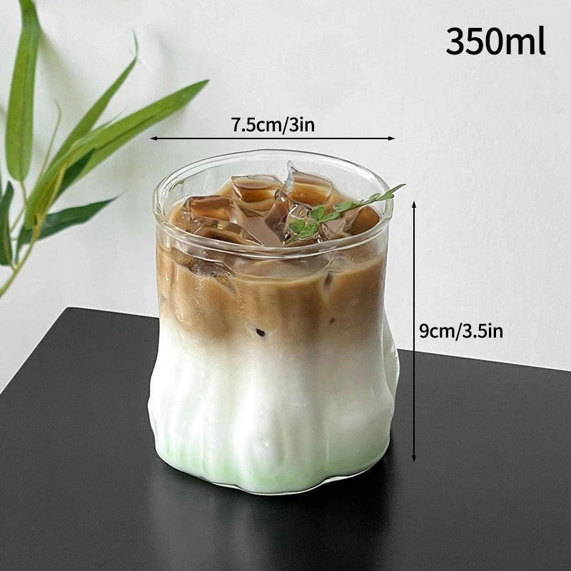 Transparent Cold Glass Cup