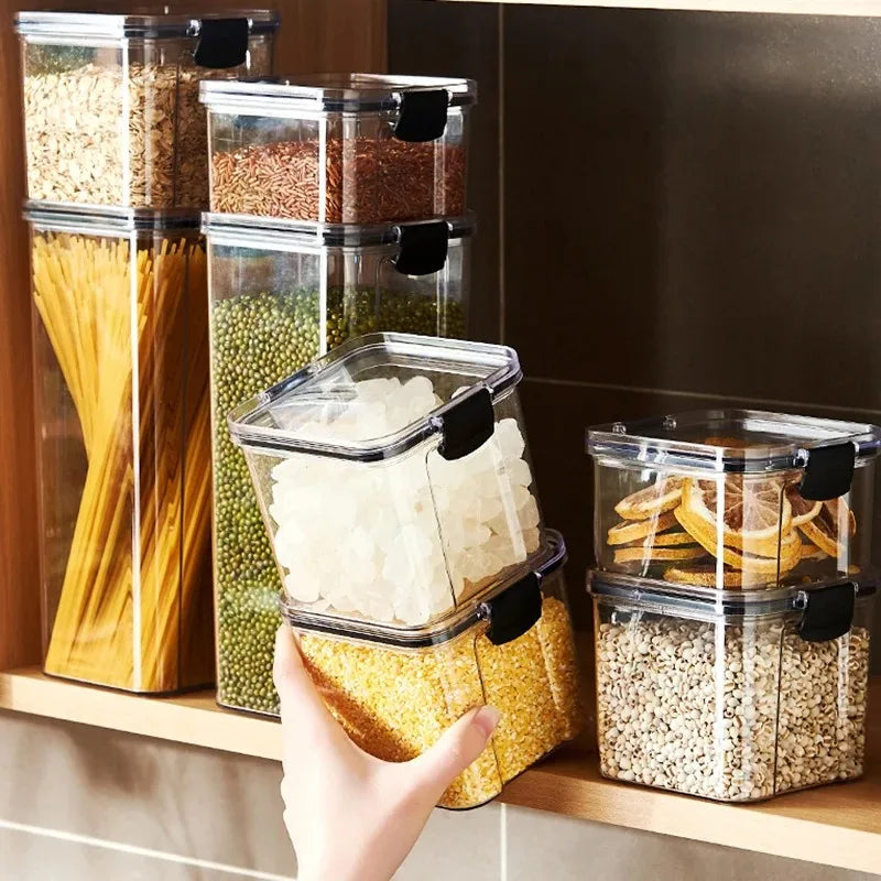 Transparent Food Storage Containers