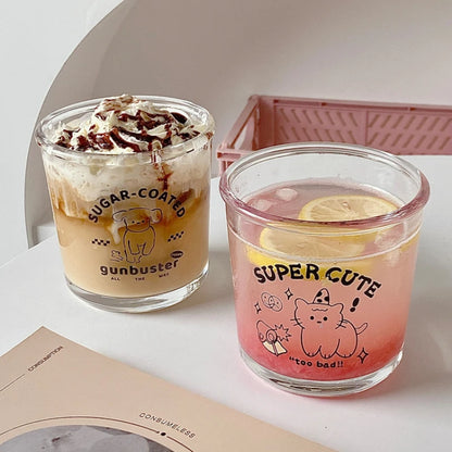 Transparent Glass Cup Summer Cold