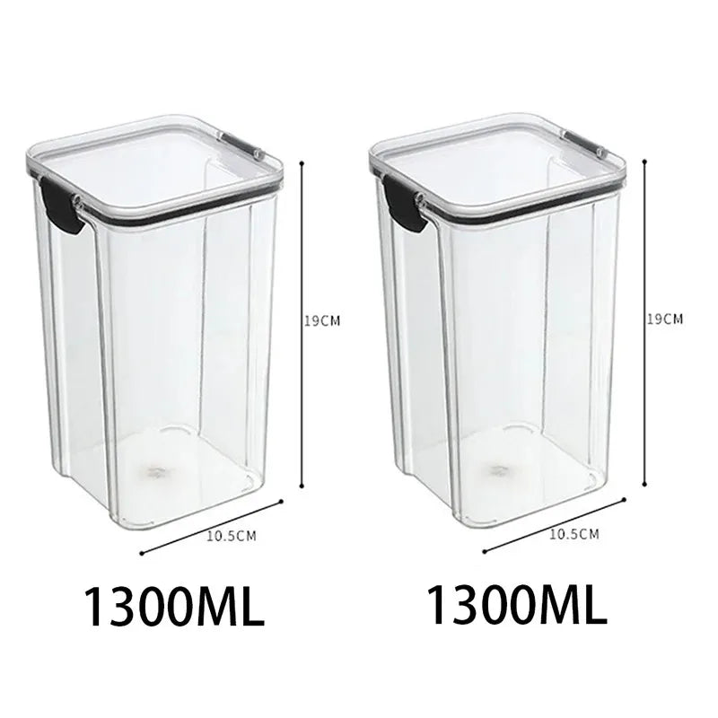Transparent Food Storage Containers