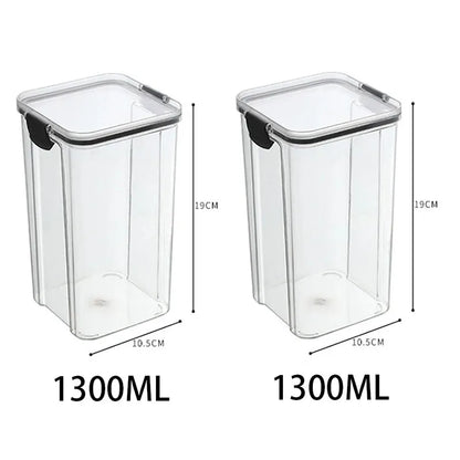 Transparent Food Storage Containers