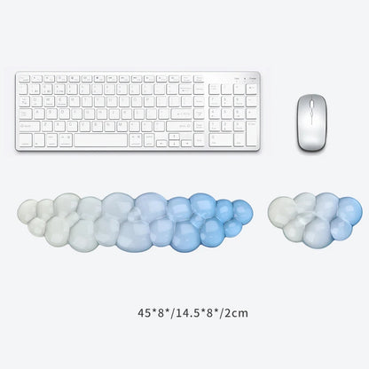 Cloud Wrist Rest for Keyboard and Mouse