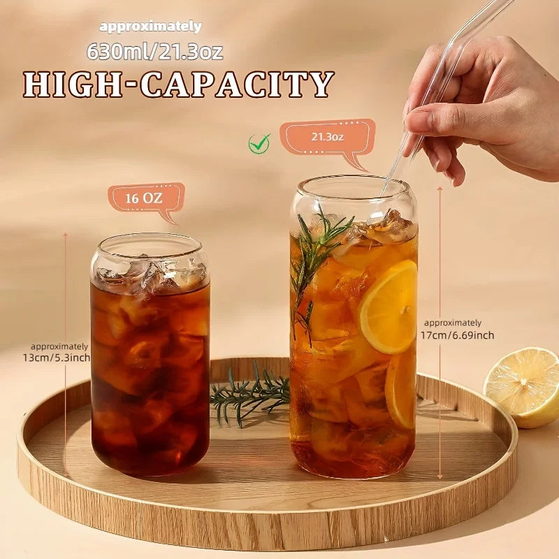 Glass Reusable Drinking Cups