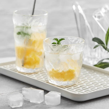 Summer High Beauty Glass Glacier Texture Cup
