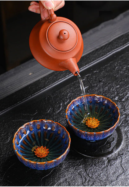 Ceramic Inlay Tea Cup