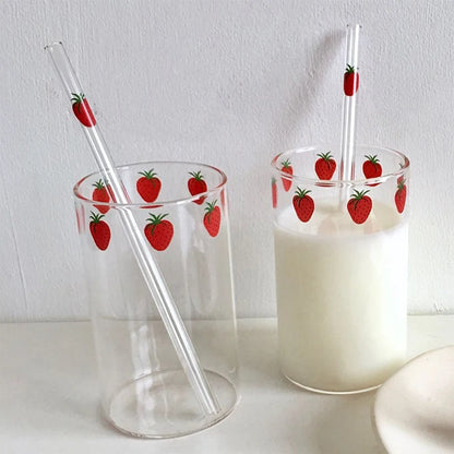 Strawberry Glass Cups